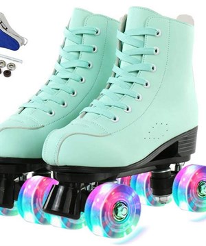 Beuway Women's Roller Skates Artificial Leather - Size 8.5